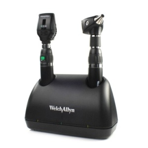 Diagnostic Set -Elite Rechargable Welch Allyn Desktop Lithium Ion Black Handles