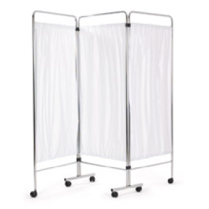 Screen 3 Section 700x400x1800mm White Length 2100mm