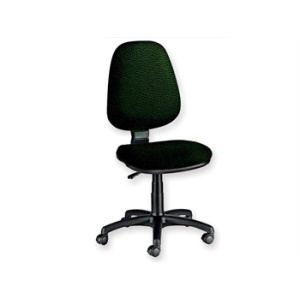 Chair Without Armrest - Leatherette - Black